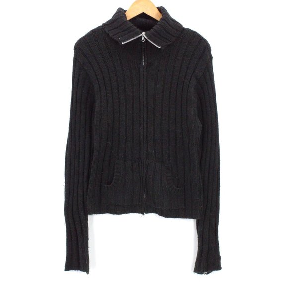 Tiara International Sweaters Vintage Tiara International Sweater Womens Black Knit Long